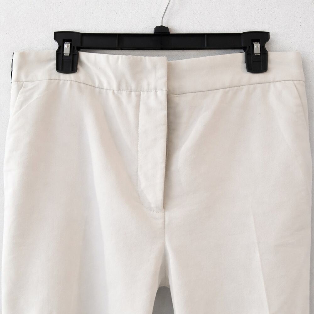 Zara White Ankle Pants Minimalist Capsule Preppy - Picture 4 of 7